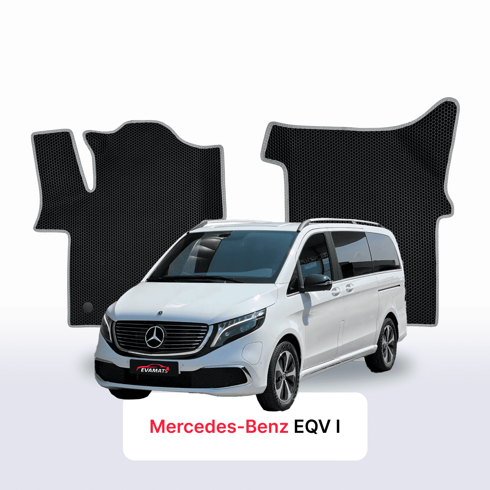 Fußmatten EVA für Mercedes-Benz EQV (N447) 1 gen 2019-2028 jahr MINIVAN