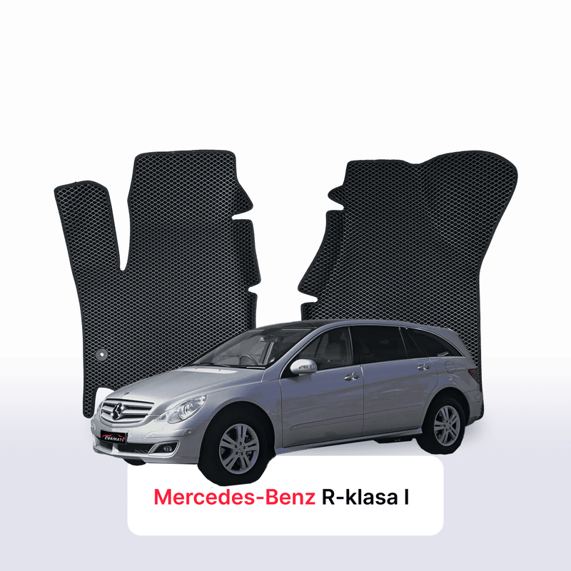 Fußmatten EVA für Mercedes-Benz R-klasa (W251) 2005-2013 jahr LONG MINIVAN 6 sitzer