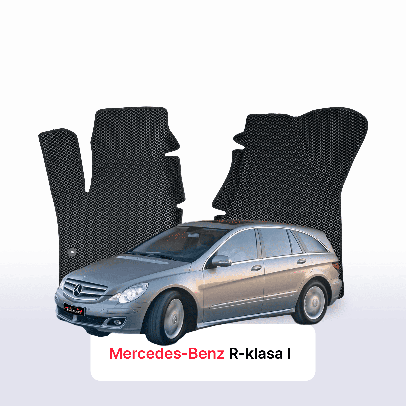 Fußmatten EVA für Mercedes-Benz R-klasa (W251) 2005-2013 jahr MINIVAN 6 sitzer
