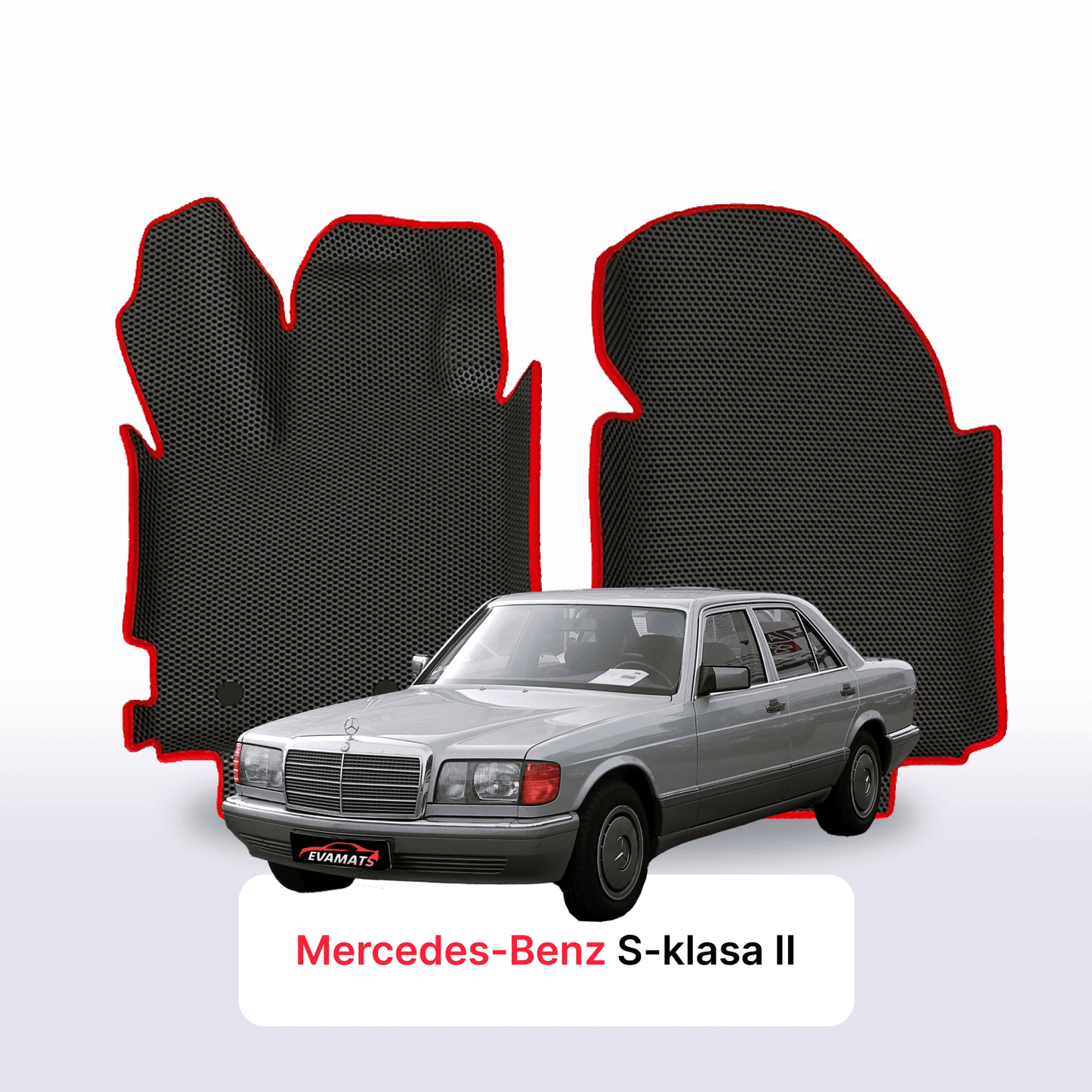 Fußmatten EVA für Mercedes-Benz S-klasa 2 gen (W126) 1979-1994 jahr LIMOUSINE