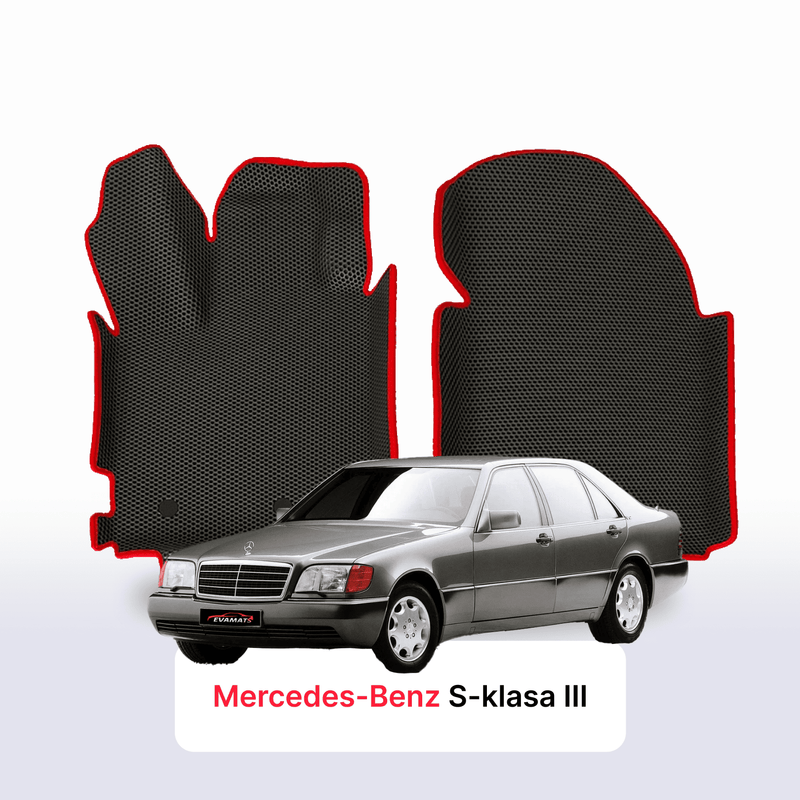 Fußmatten EVA für Mercedes-Benz S-klasa 3 gen (W140) 1991-1998 jahr LONG LIMOUSINE