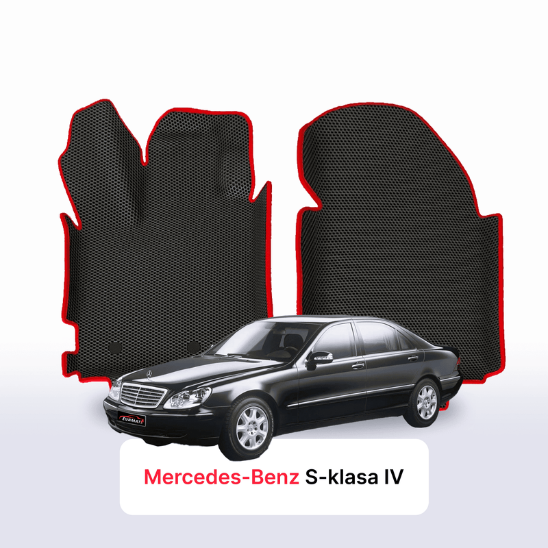 Fußmatten EVA für Mercedes-Benz S-klasa 4 gen (W220) 1998-2005 jahr LONG LIMOUSINE