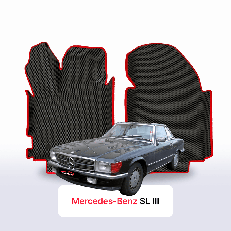 Fußmatten EVA für Mercedes-Benz SL 3 gen (R107) 1971-1989 jahr COUPE