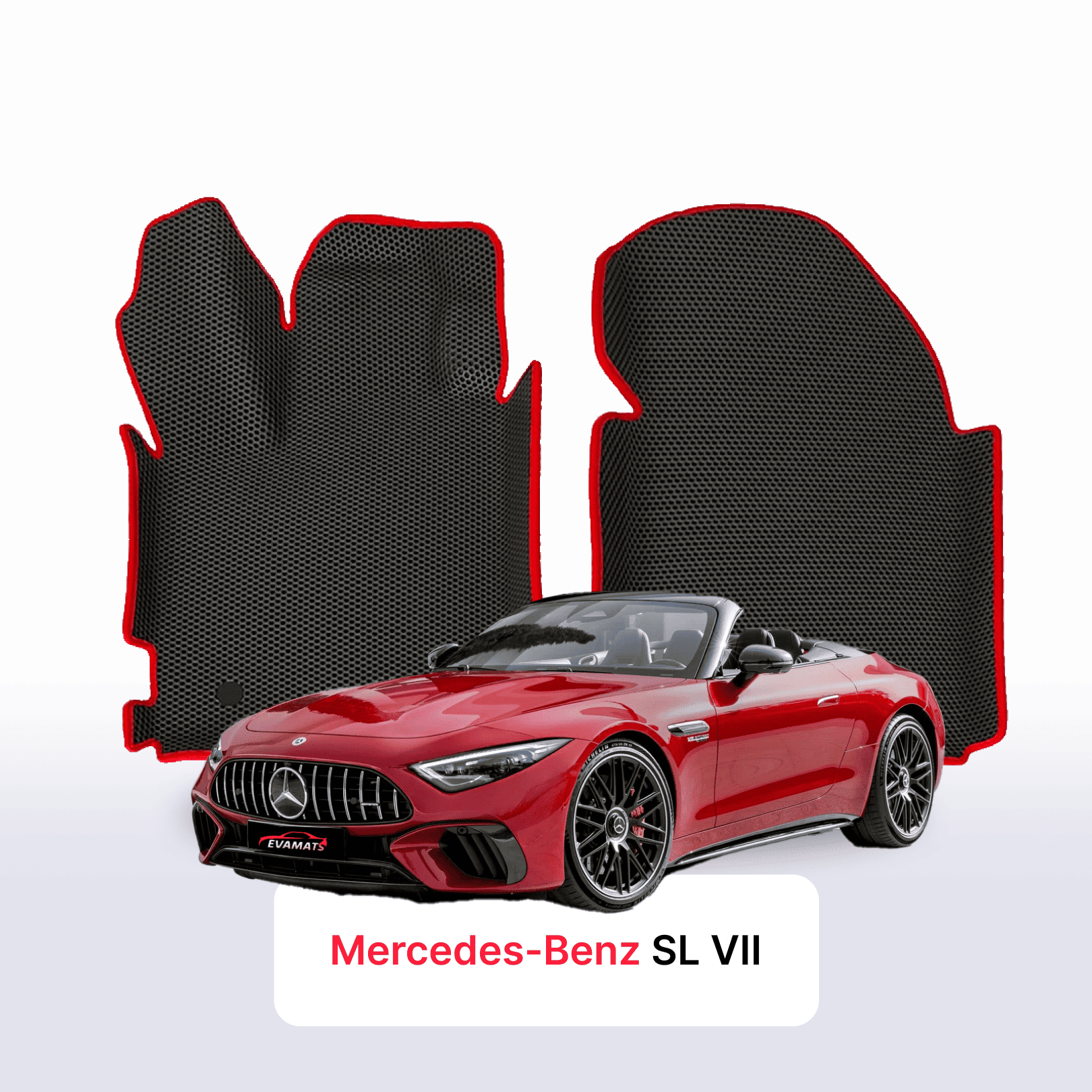 Fußmatten EVA für Mercedes-Benz SL 7 gen (R232) 2020-2027 jahr Coupe-Cabrio
