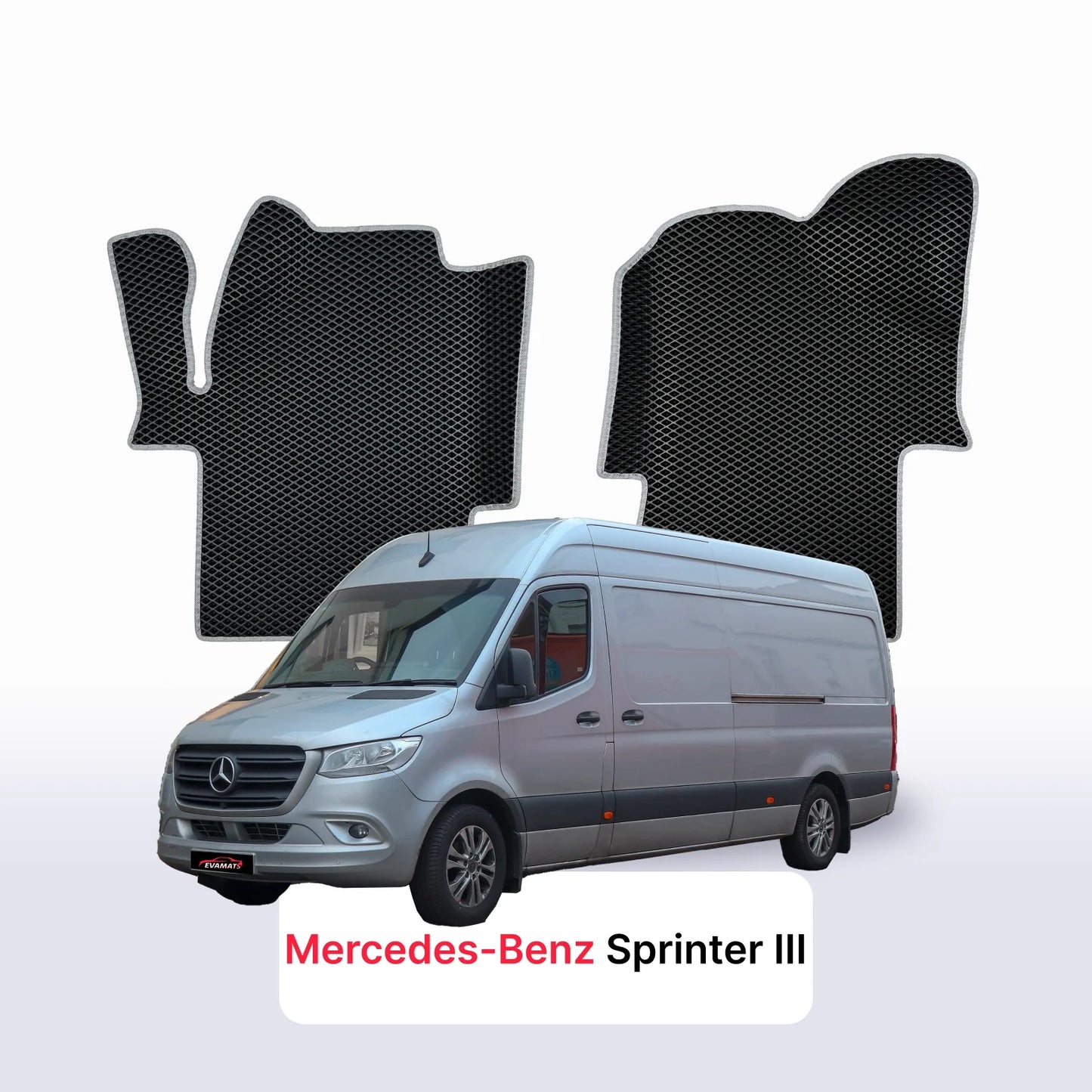 Fußmatten EVA für Mercedes-Benz Sprinter 3 gen (W907/W910) 2018-2027 jahr VAN