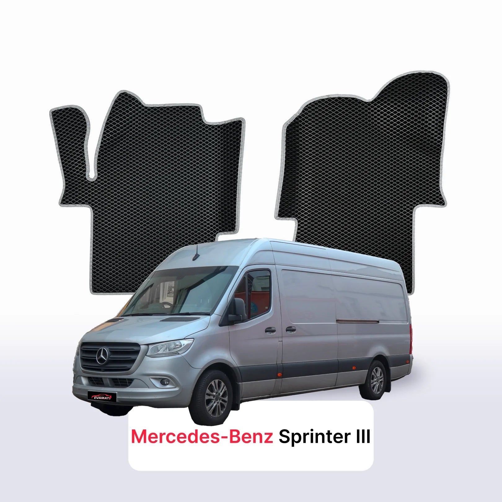 Fußmatten EVA für Mercedes-Benz Sprinter 3 gen (W907/W910) 2018-2027 jahr VAN