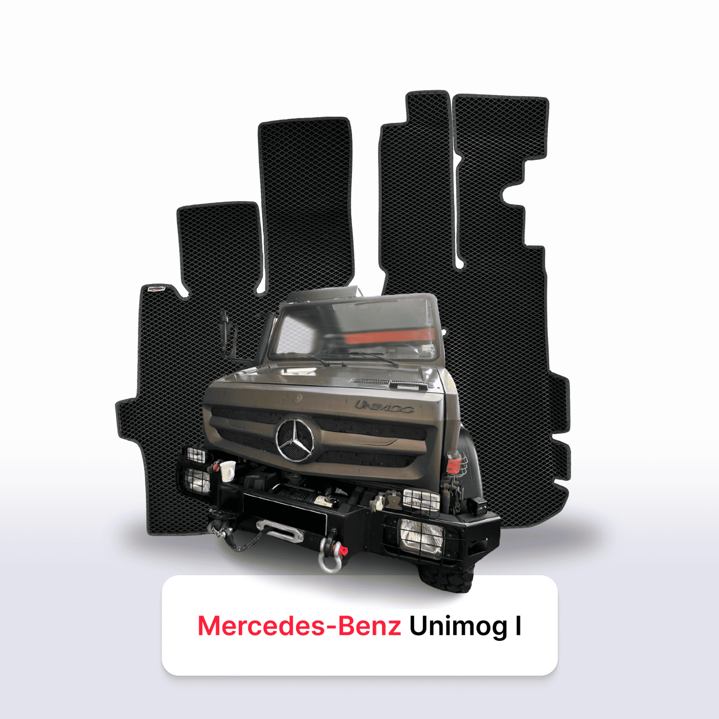 Fußmatten EVA für Mercedes-Benz Unimog U4000 1 gen 2003-2013 jahr LKW