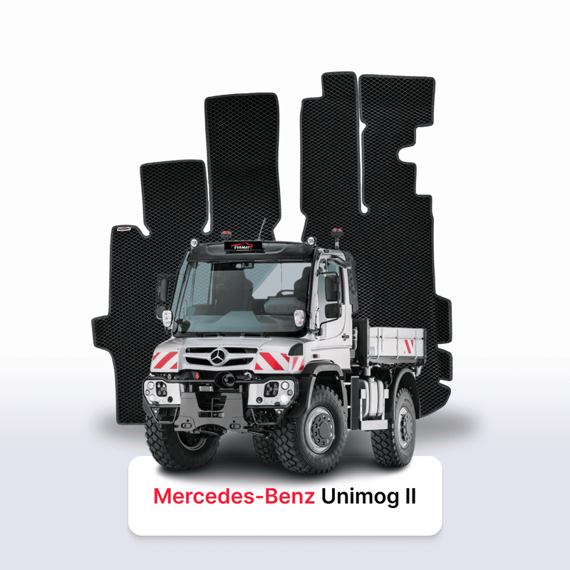 Fußmatten EVA für Mercedes-Benz Unimog U423 2 gen 2013-2026 jahr LKW