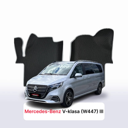 Fußmatten EVA für Mercedes-Benz V-klasa (W447) 3 gen 2024-2028 jahr BUS Exclusive