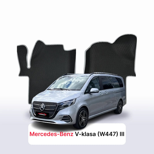 Fußmatten EVA für Mercedes-Benz V-klasa (W447) 3 gen 2024-2028 jahr BUS Exclusive