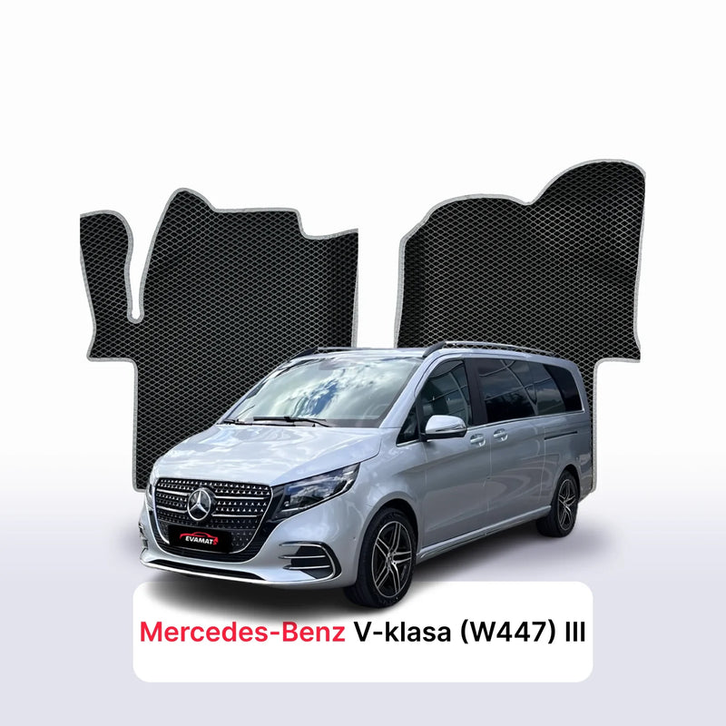 Fußmatten EVA für Mercedes-Benz V-klasa (W447) 3 gen 2024-2028 jahr BUS Exclusive