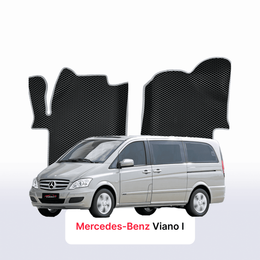 Fußmatten EVA für Mercedes-Benz Viano 2 gen (W639) 2003-2014 jahr LONG MINIVAN