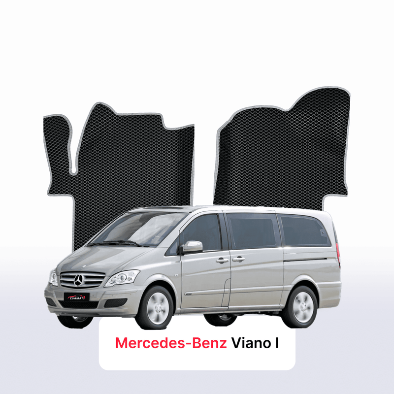 Fußmatten EVA für Mercedes-Benz Viano 2 gen (W639) 2003-2014 jahr LONG MINIVAN