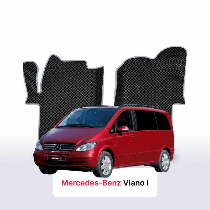Fußmatten EVA für Mercedes-Benz Viano 2 gen (W639) 2003-2014 jahr MINIVAN 7 sitzer