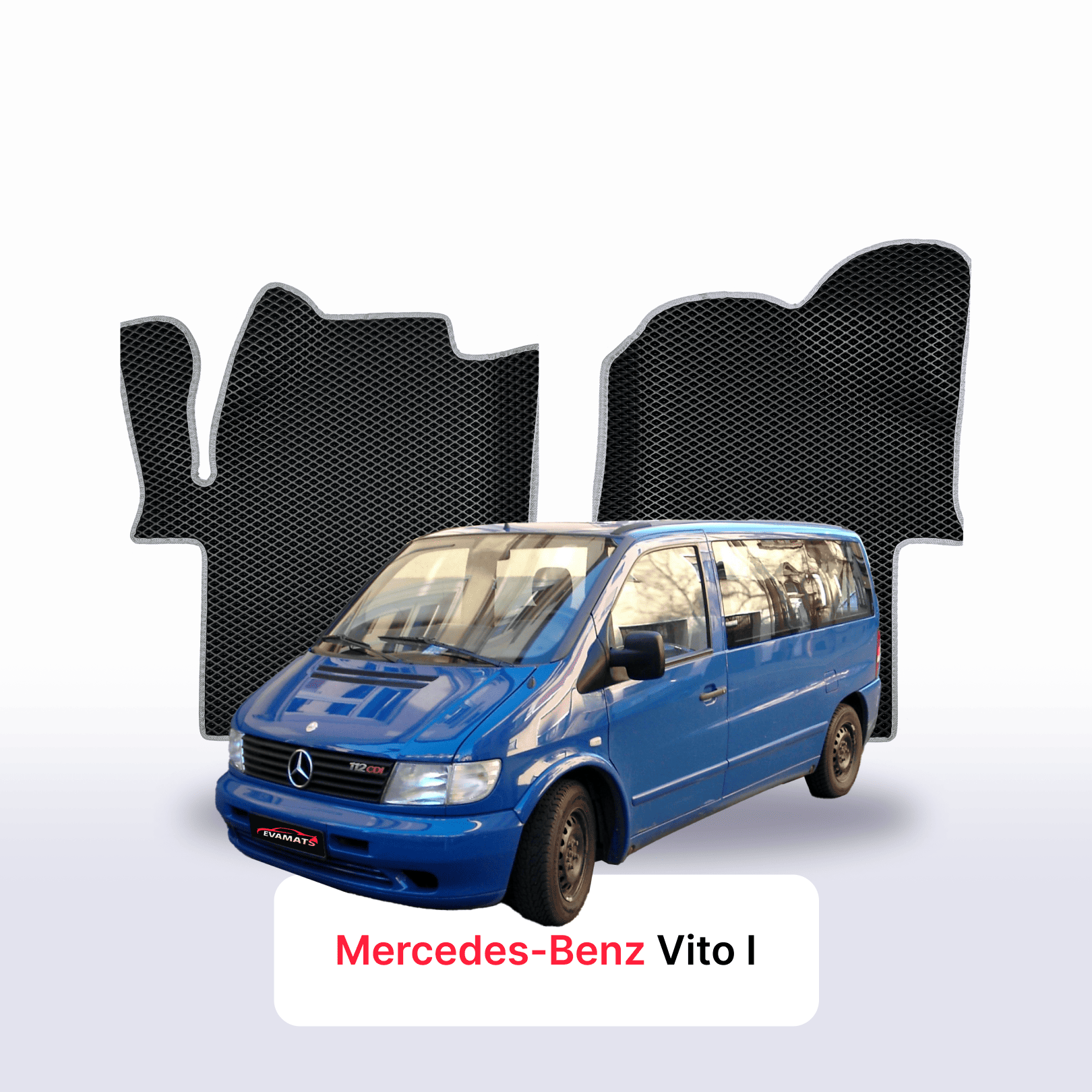 Fußmatten EVA für Mercedes-Benz Vito 1 gen (W638) 1996-2003 jahr MINIVAN