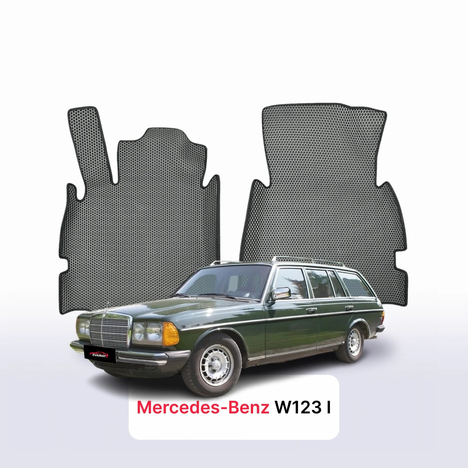Fußmatten EVA für Mercedes-Benz W123 1 gen 1975-1986 jahr KOMBI