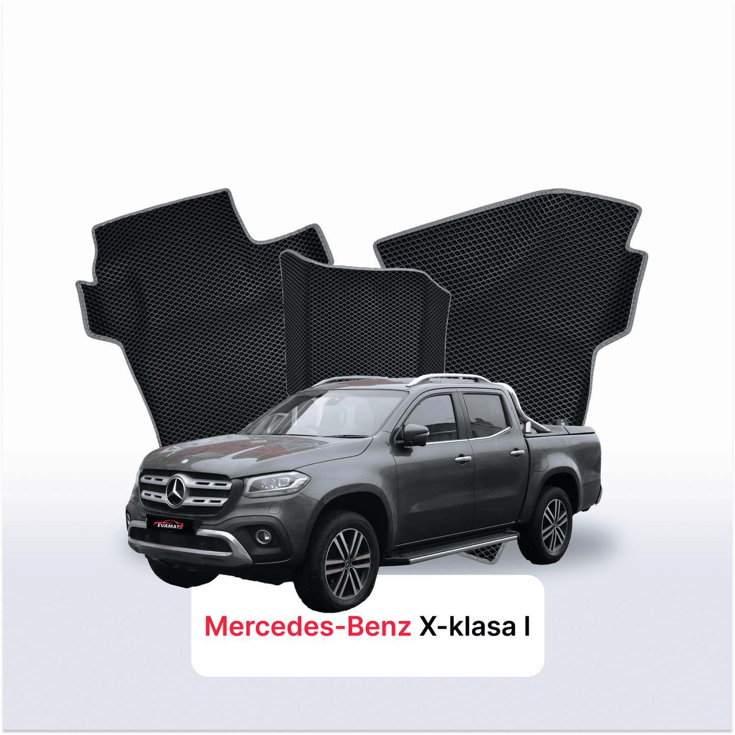 Fußmatten EVA für Mercedes-Benz X-klasa 1 gen 2017-2020 jahr PICK-UP