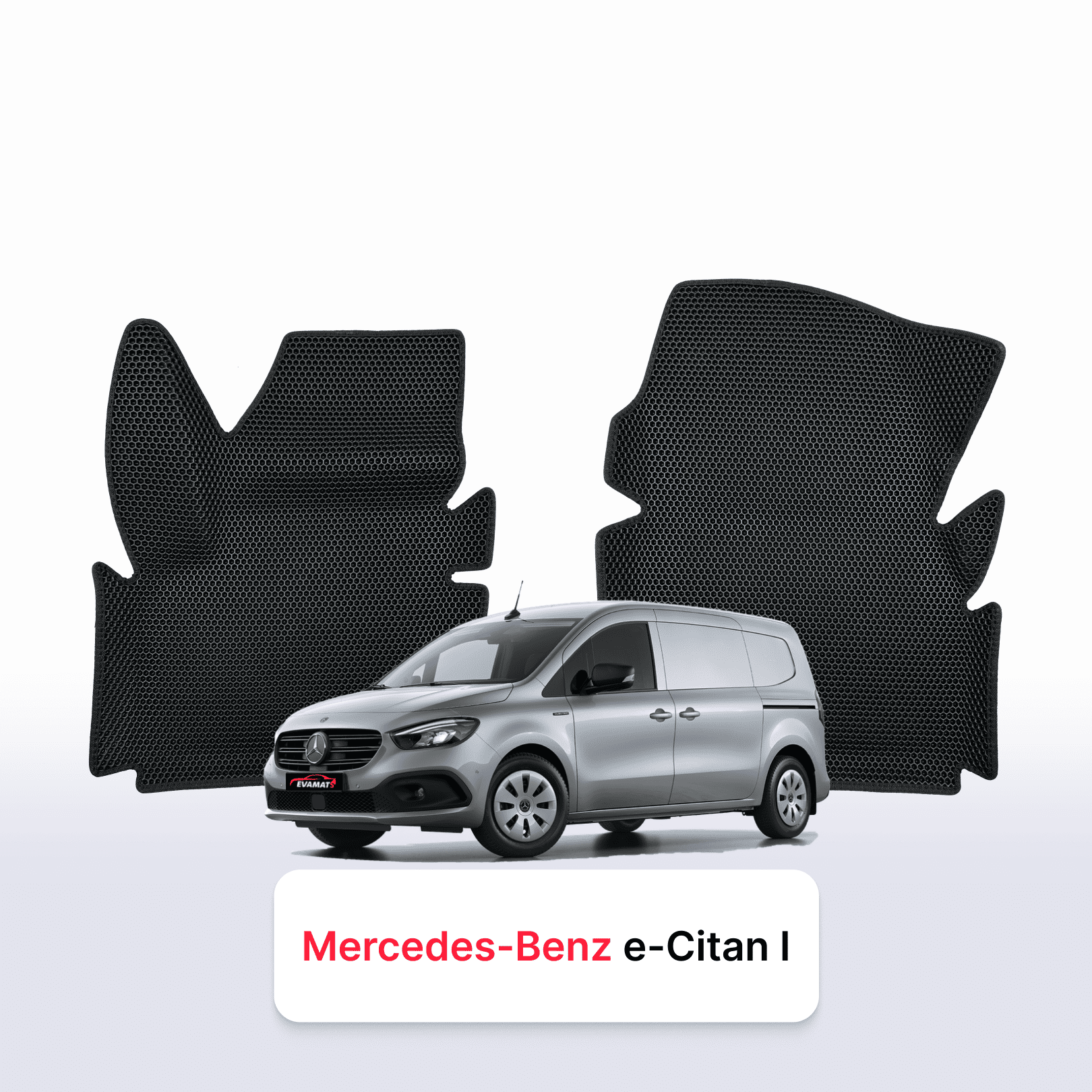 Fußmatten EVA für Mercedes-Benz e-Citan 1 gen 2021-2028 jahr VAN