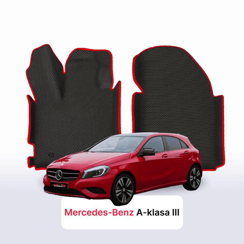 Fußmatten EVA für Mercedes-Benz A-klasa 3 gen (W176) 2012-2018 jahr SCHÄGHECK 5 türer