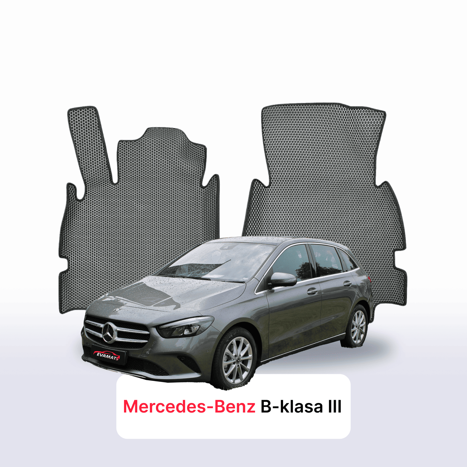 Fußmatten EVA für Mercedes-Benz B-klasa 3 gen (W247) 2018-2027 MINIVAN