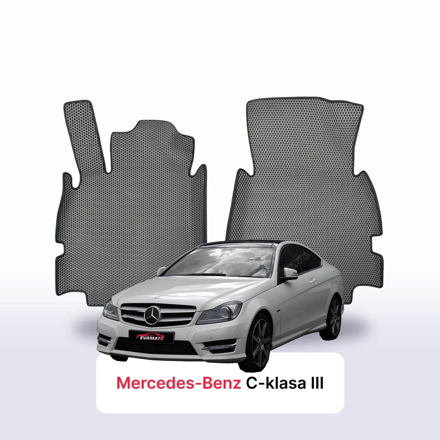 Fußmatten EVA für Mercedes-Benz C-klasa 3 gen (C204) 2006-2015 jahr COUPE