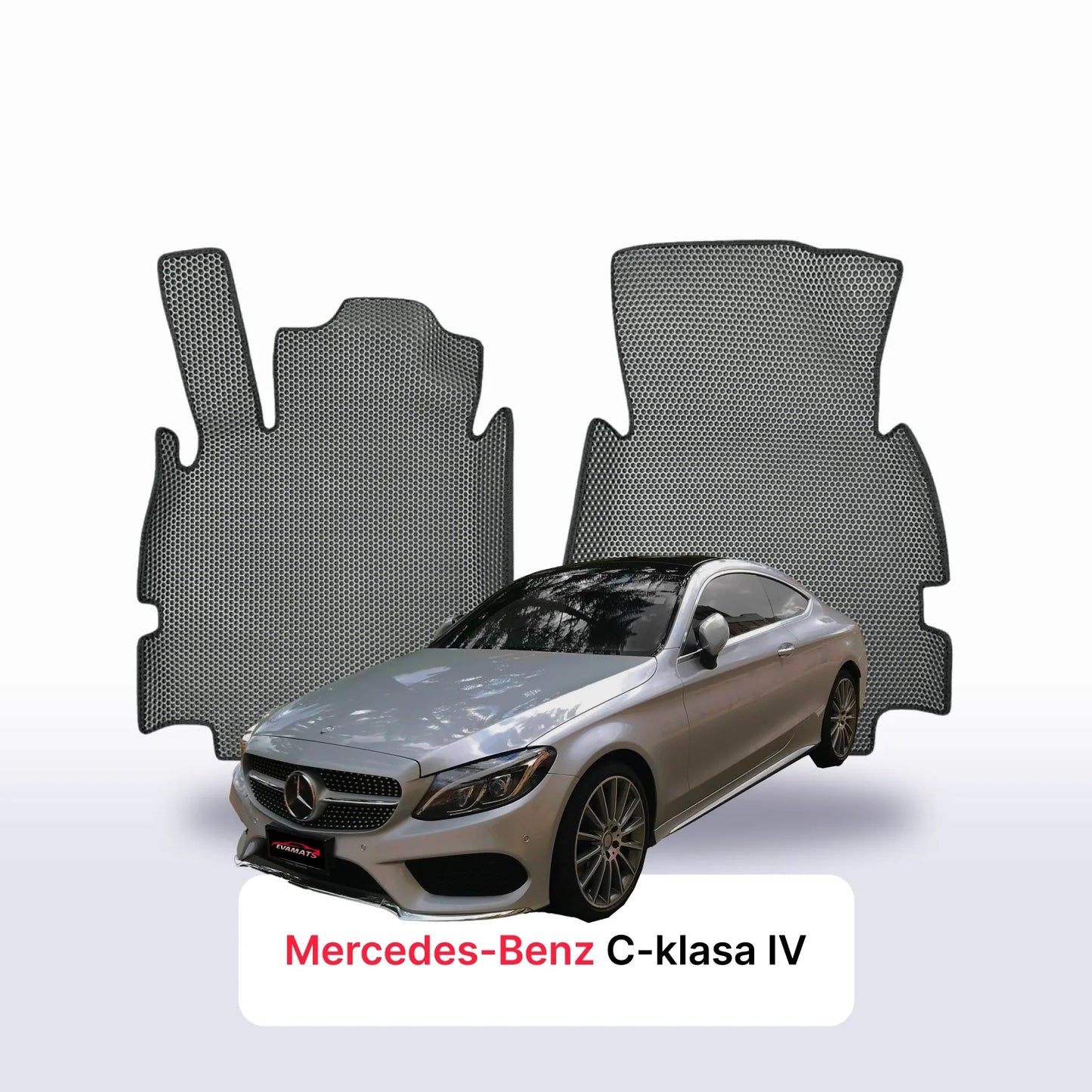 Fußmatten EVA für Mercedes-Benz C-klasa 4 gen (C205) 2015-2023 jahr COUPE