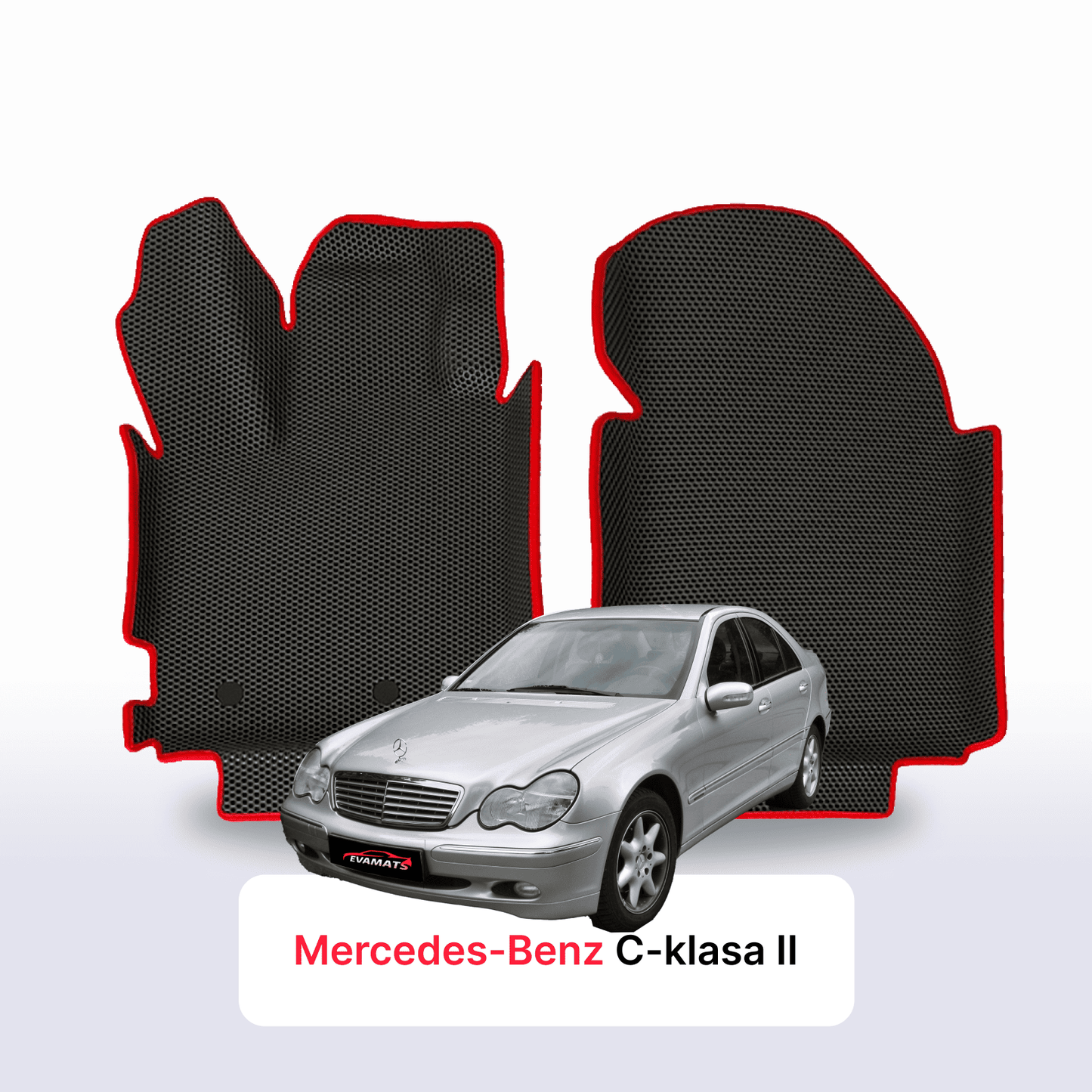 Fußmatten EVA für Mercedes-Benz C-klasa 2 gen (W203) 2000-2007 jahr LIMOUSINE