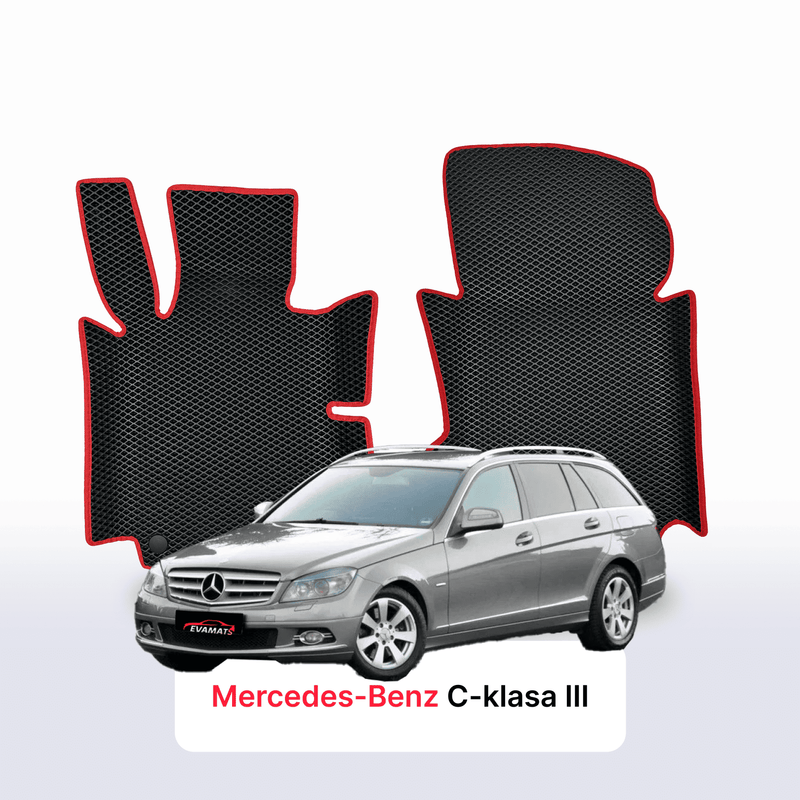Fußmatten EVA für Mercedes-Benz C-klasa 3 gen (S204) 2006-2015 jahr KOMBI