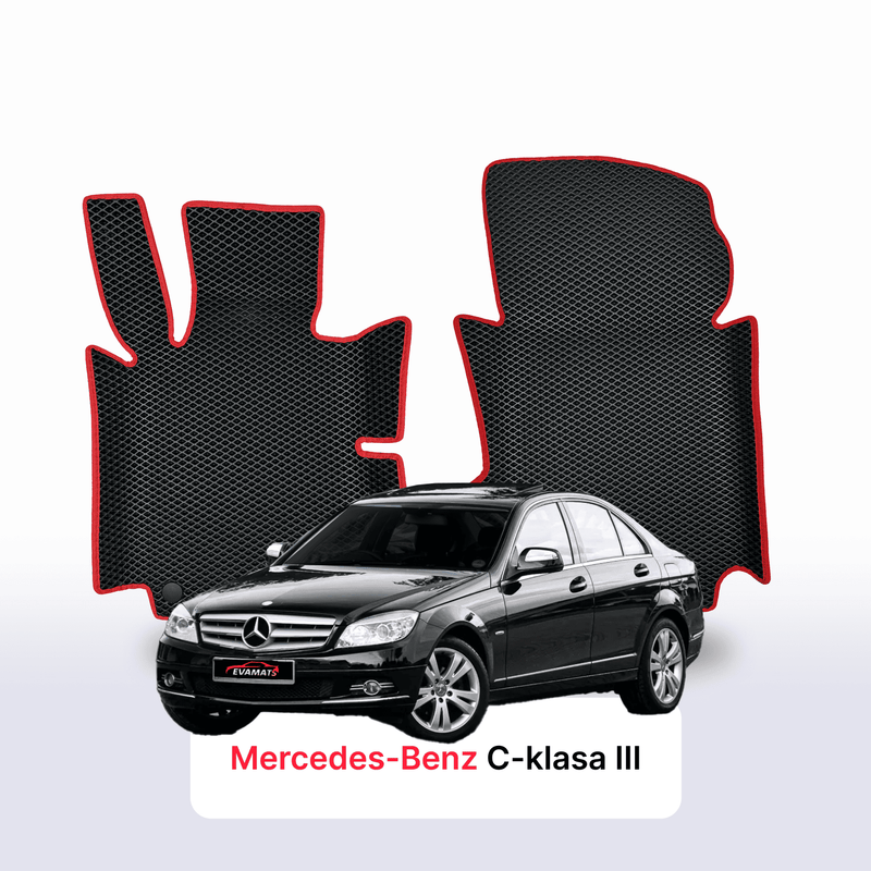 Fußmatten EVA für Mercedes-Benz C-klasa 3 gen (W204) 2006-2015 jahr LIMOUSINE