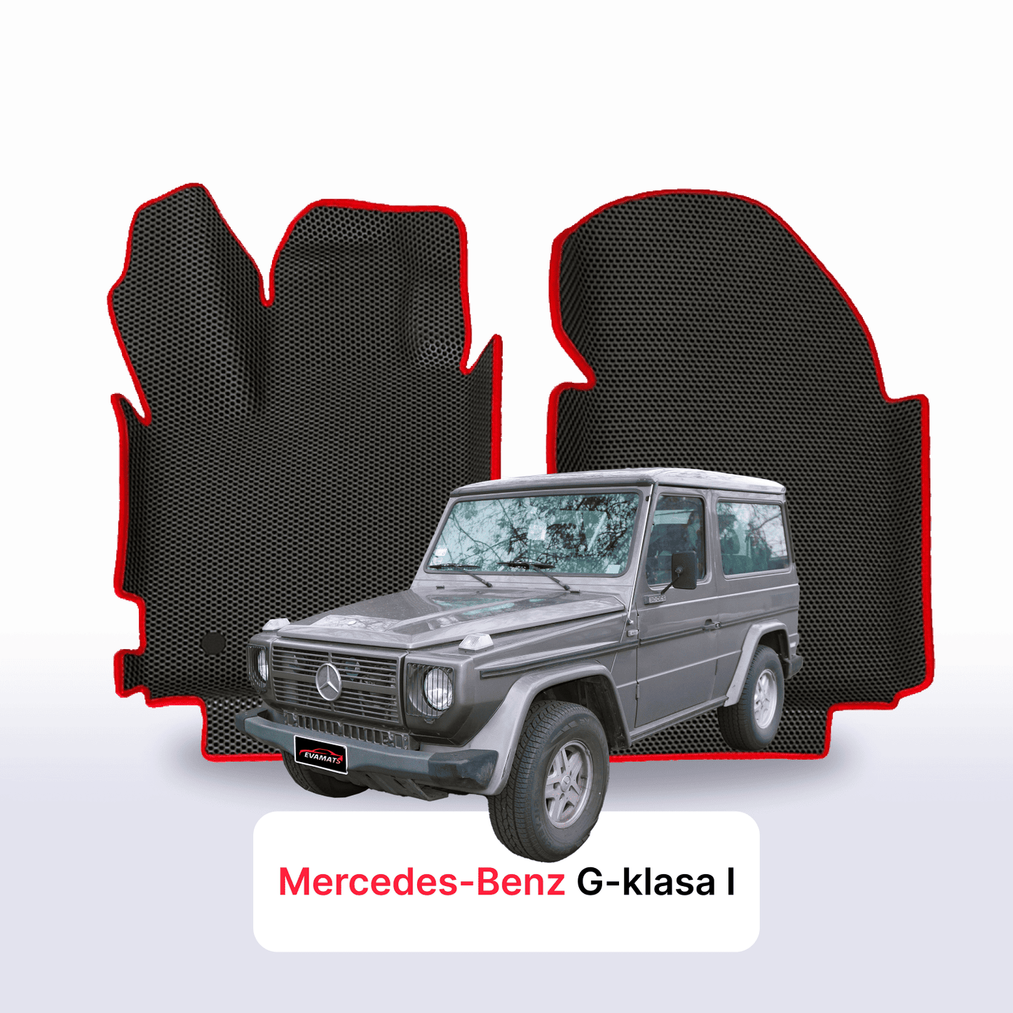 Fußmatten EVA für Mercedes-Benz G-Klasse 1. Generation (W460) 1979–1990 Baujahr SUV 3-türig