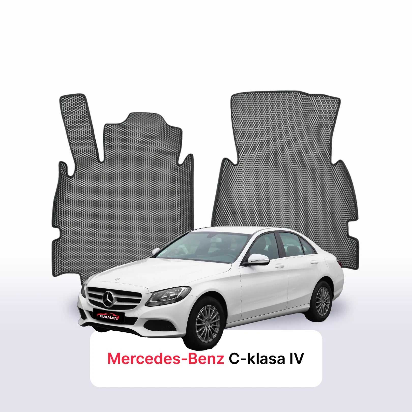 Fußmatten EVA für Mercedes-Benz C-klasa 4 gen (W205) 2014-2021 jahr LIMOUSINE