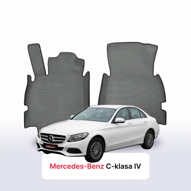 Fußmatten EVA für Mercedes-Benz C-klasa 4 gen (W205) 2014-2021 jahr LIMOUSINE