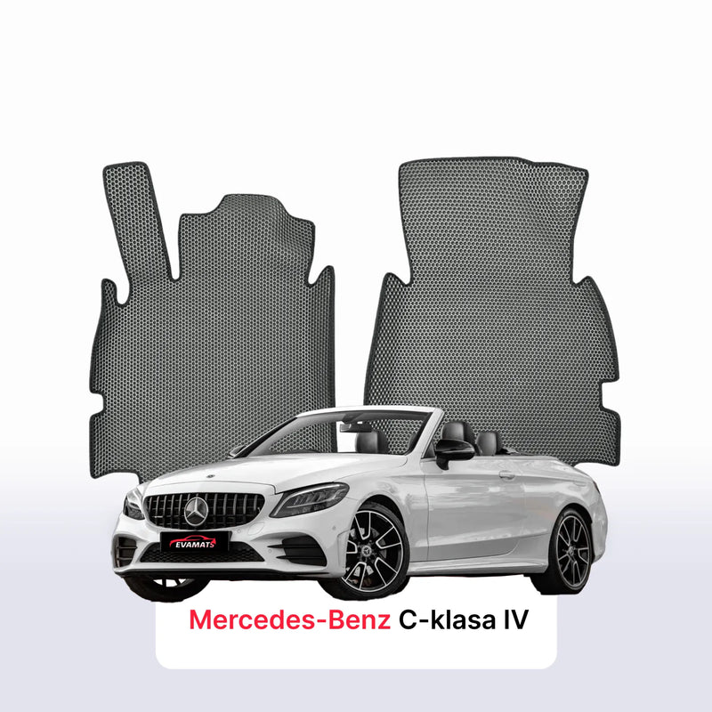 Fußmatten EVA für Mercedes-Benz C-klasa 4 gen (A205) 2014-2021 jahr CABRIO