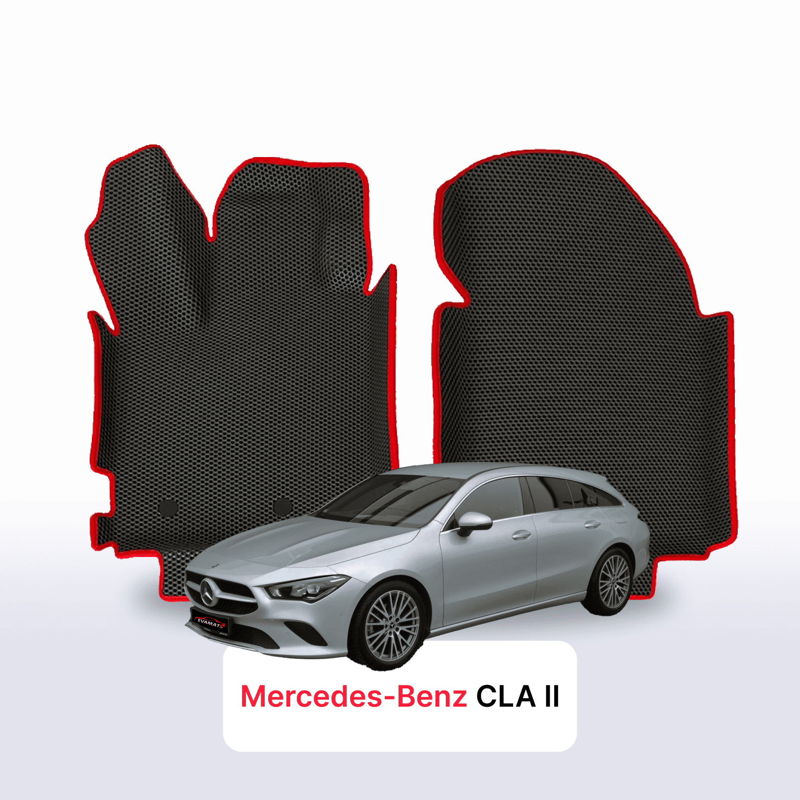 Fußmatten EVA für Mercedes-Benz CLA 2 gen (X118) shooting brake 2019-2025 jahr KOMBI