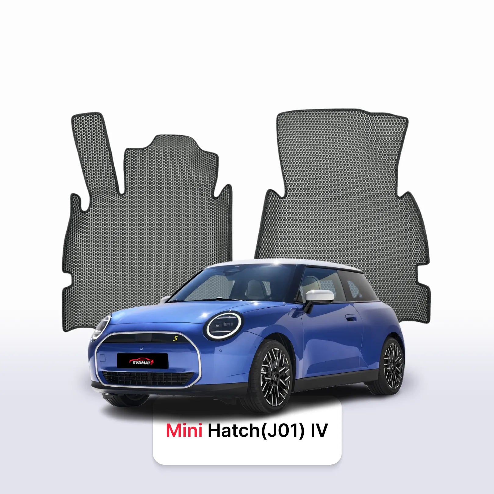 Fußmatten EVA für Mini Hatch(J01) 4 gen 2024-2028 jahr SCHÄGHECK 3 türer Elektrisch