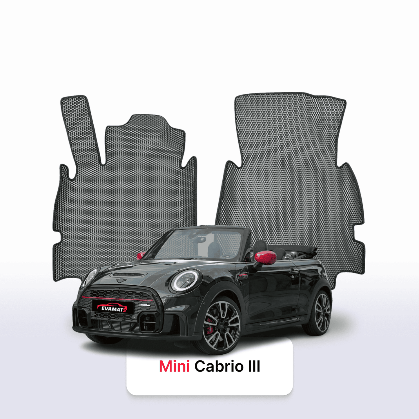 Fußmatten EVA für Mini Cabrio (F57) 2. Generation 2008-2023 Jahr JCW CABRIO