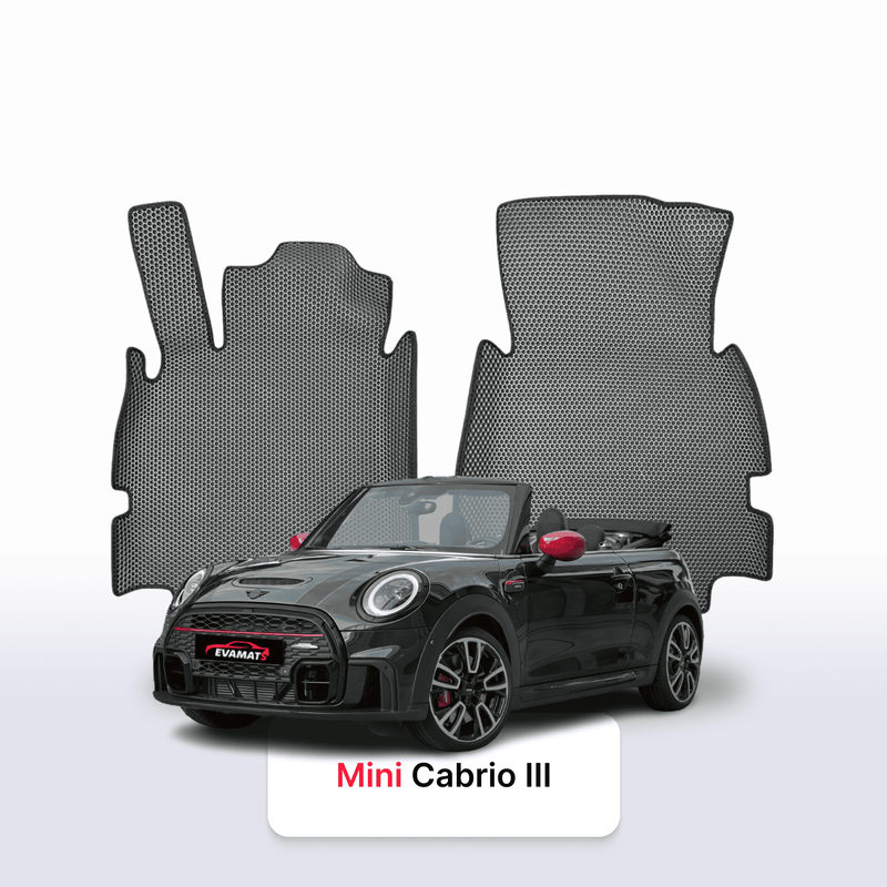 Fußmatten EVA für Mini Cabrio (F57) 2. Generation 2008-2023 Jahr JCW CABRIO