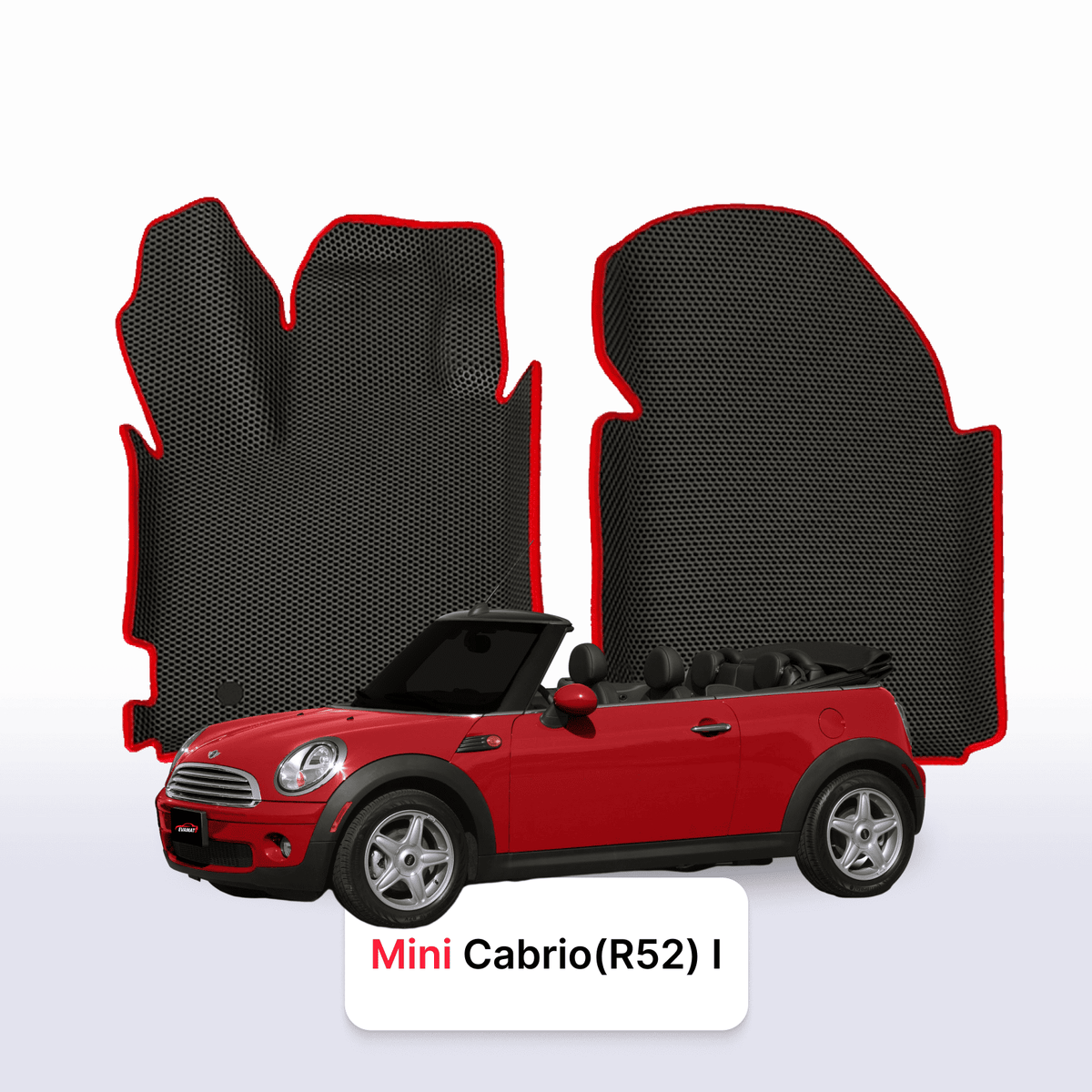 Fußmatten EVA für Mini Cabrio(R52) 1 gen 2004-2008 Jahr COOPER S CABRIO