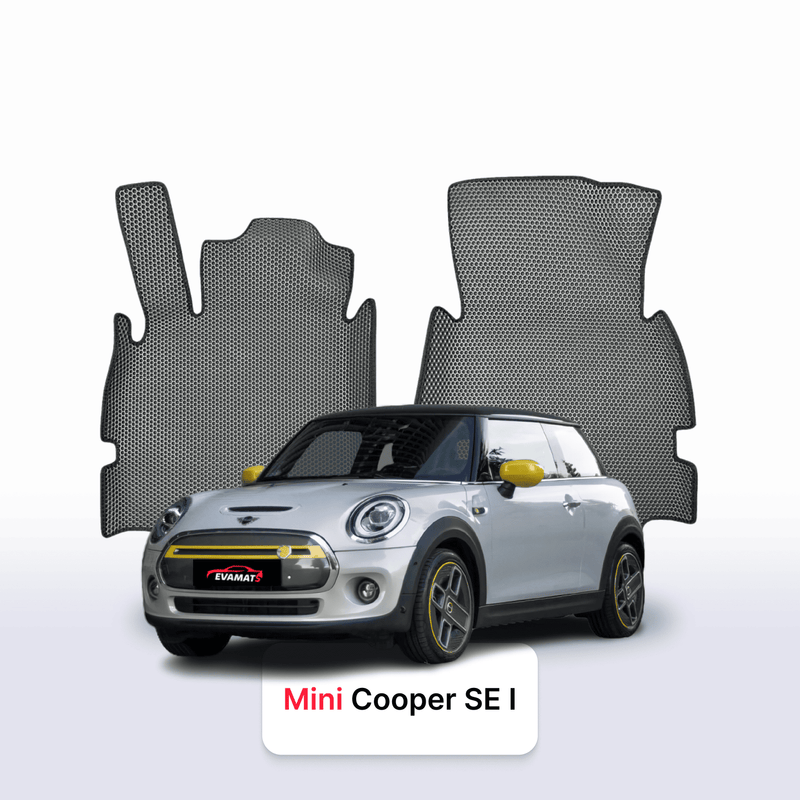 Fußmatten EVA für Mini Cooper SE 1 gen 2019-2027 jahr SCHÄGHECK 3 türer