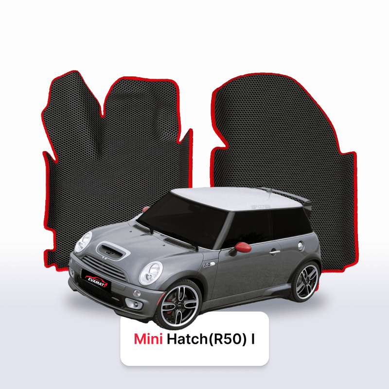 Fußmatten EVA für Mini Hatch(R50) 1 gen 2000-2006 jahr JCW SCHÄGHECK 3 türer