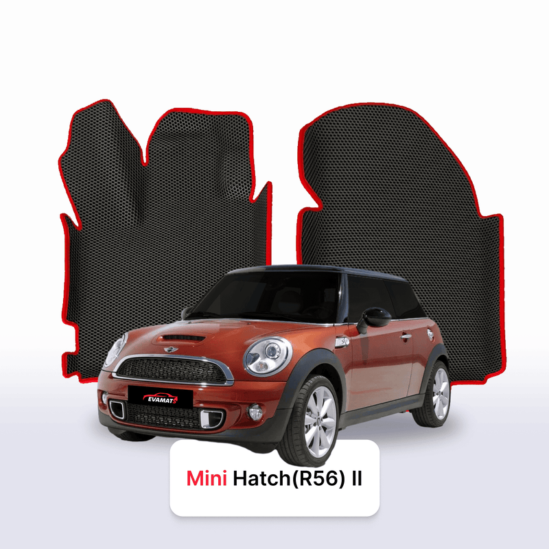 Fußmatten EVA für Mini Hatch(R56) 2 gen 2006-2013 jahr Cooper S SCHÄGHECK 3 türer