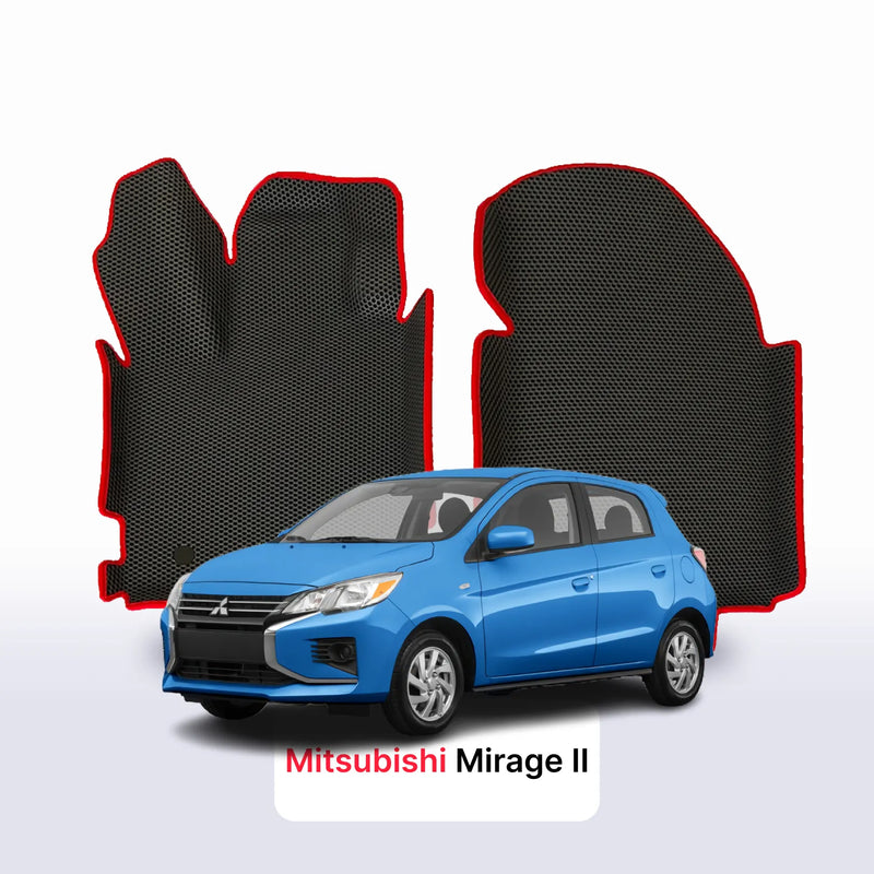 Fußmatten EVA für Mitsubishi Mirage 2 gen 2012-2023 jahr SCHÄGHECK 5 türer
