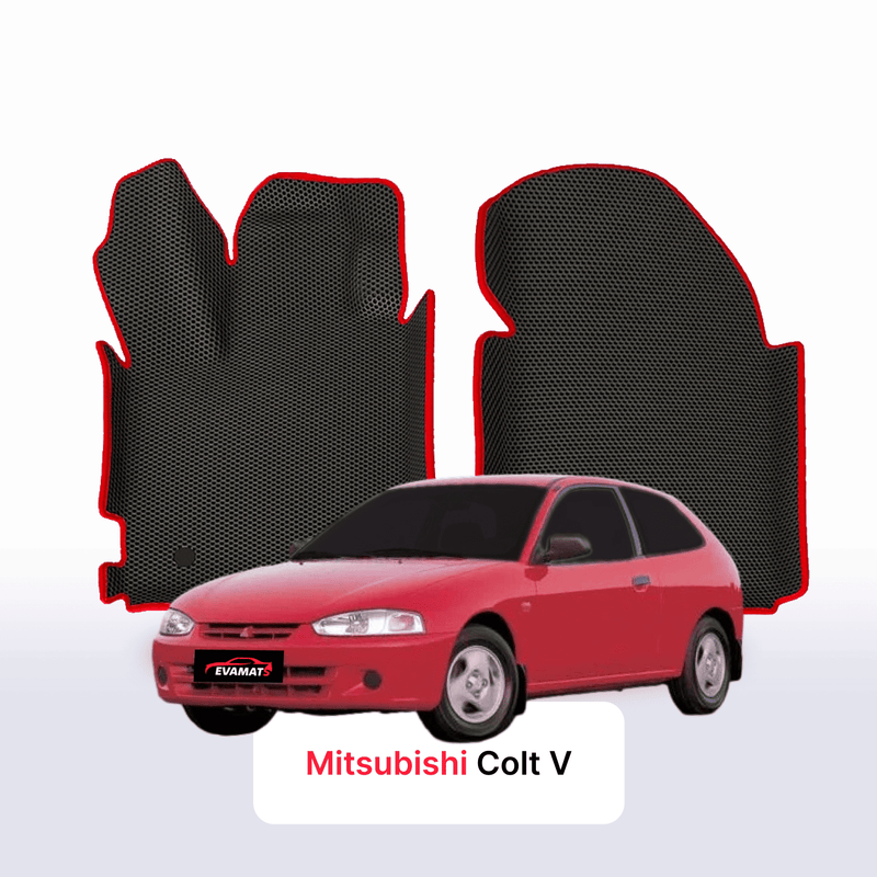 Fußmatten EVA für Mitsubishi Colt(CJ) 5 gen 1995-2003 jahr SCHÄGHECK 3 türer