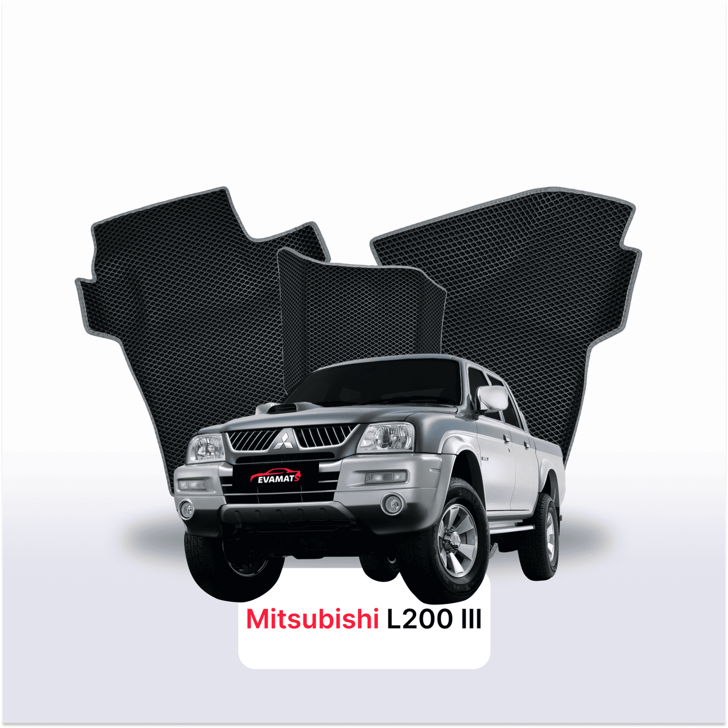 Fußmatten EVA für Mitsubishi L200 3 gen 1996-2006 jahr PICK-UP  doppelkabine