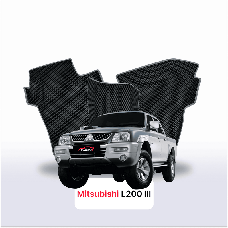 Fußmatten EVA für Mitsubishi L200 3 gen 1996-2006 jahr PICK-UP  doppelkabine