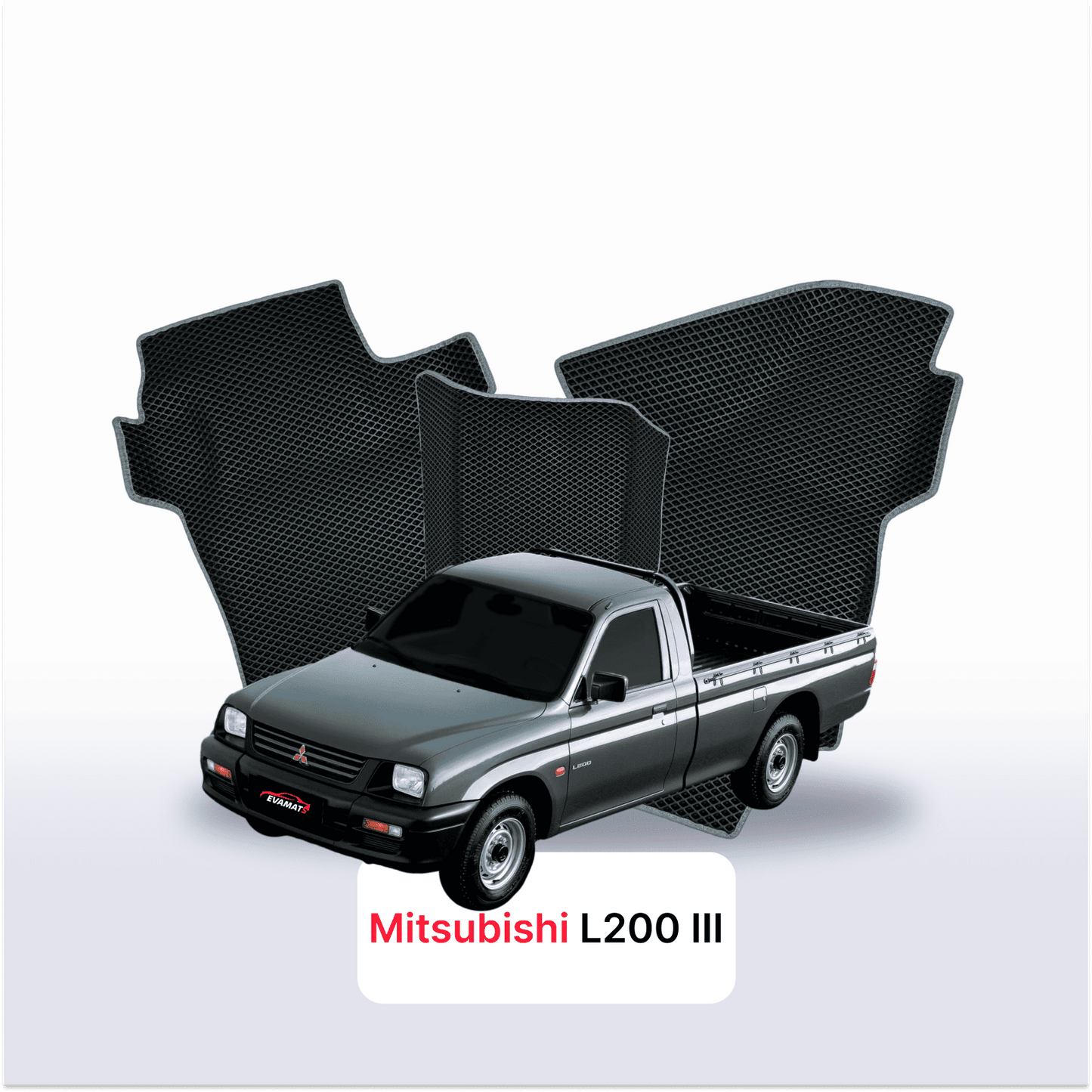 Fußmatten EVA für Mitsubishi L200 3 gen 1996-2006 jahr PICK-UP einzelkabine