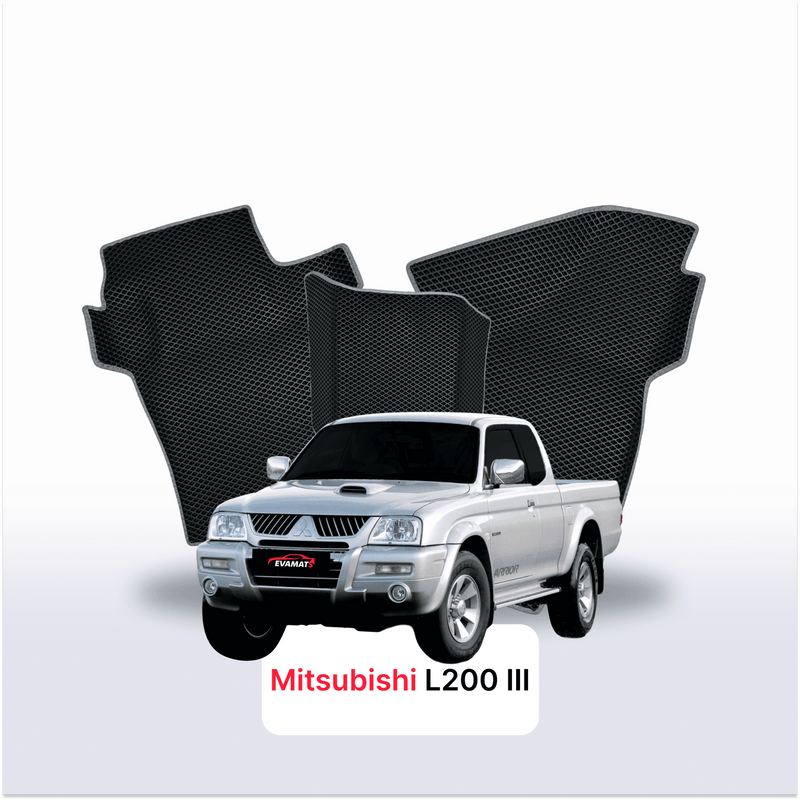 Fußmatten EVA für Mitsubishi L200 3 gen 1996-2006 jahr PICK-UP extrakabine