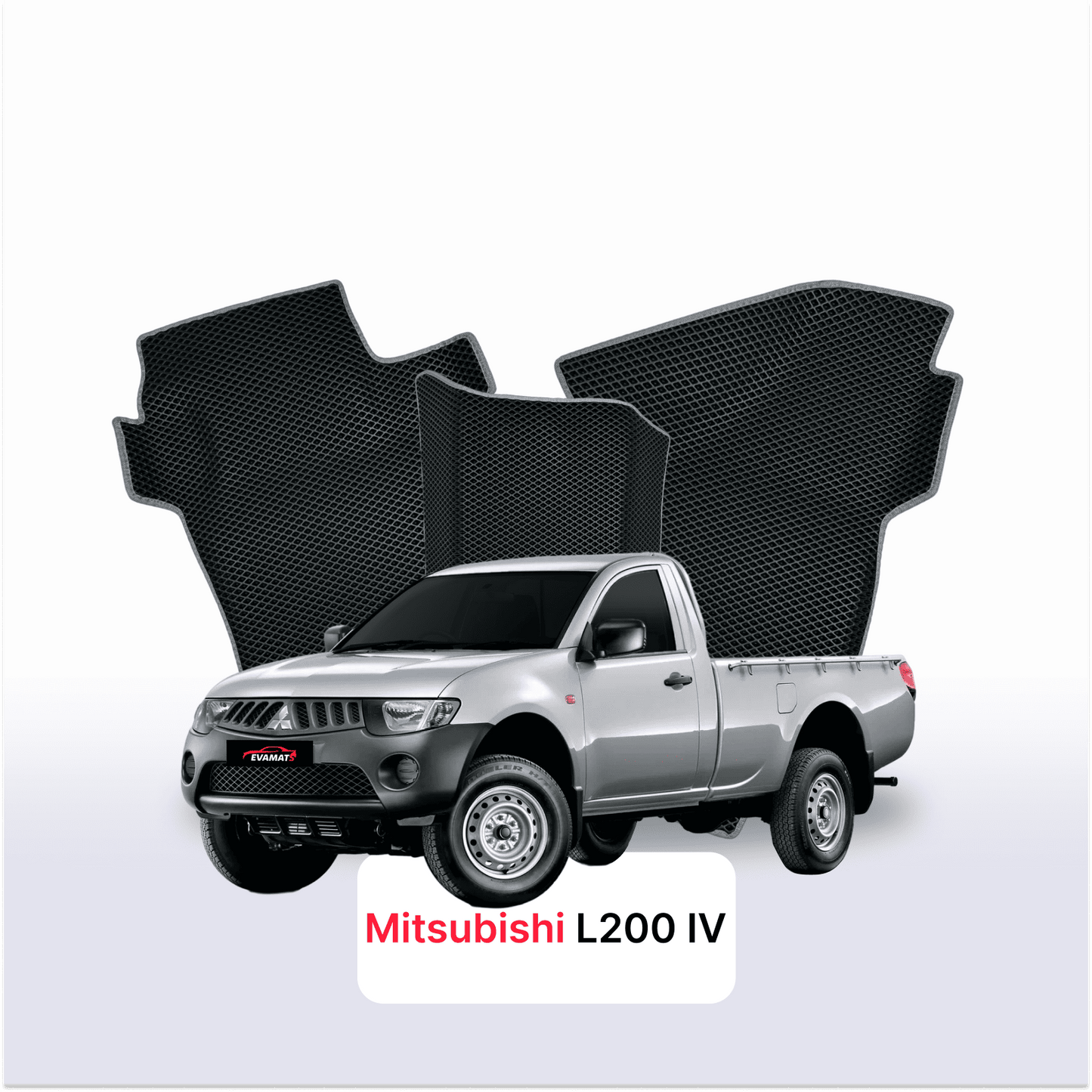 Fußmatten EVA für Mitsubishi L200 4 gen 2006-2014 jahr PICK-UP einzelkabine