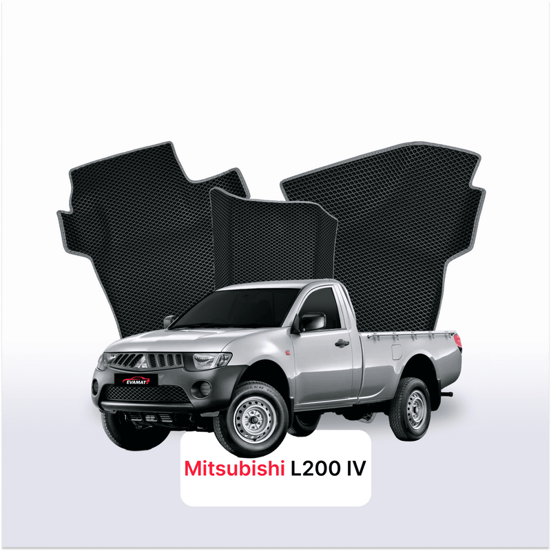 Fußmatten EVA für Mitsubishi L200 4 gen 2006-2014 jahr PICK-UP einzelkabine