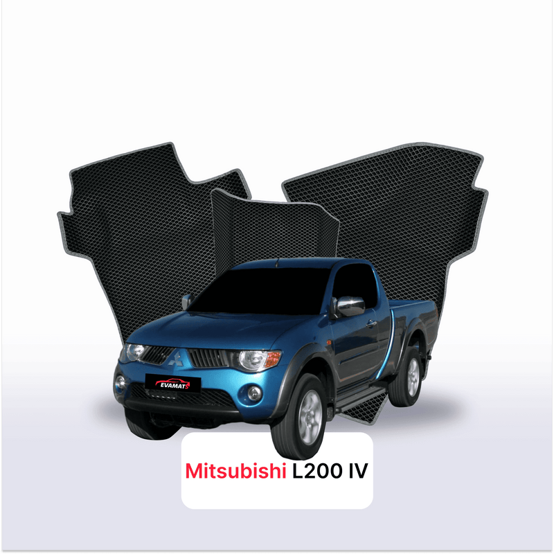 Fußmatten EVA für Mitsubishi L200 4 gen 2006-2014 jahr PICK-UP extrakabine
